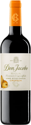 11,95 € Spedizione Gratuita | Vino rosso Corral Cuadrado Don Jacobo Ecológico Crianza D.O.Ca. Rioja La Rioja Spagna Tempranillo Bottiglia 75 cl