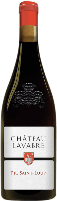 33,95 € 免费送货 | 红酒 Château Puech-Haut Lavabre Pic Saint Loup Rouge Occitania 法国 Syrah, Grenache 瓶子 75 cl