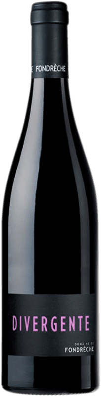 63,95 € Envío gratis | Vino tinto Fondrèche Divergente Rouge A.O.C. Côtes du Ventoux Provence Francia Syrah Botella 75 cl