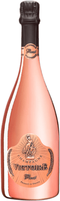 156,95 € Envio grátis | Espumante rosé G.H. Martel Victoire Gold Rosé A.O.C. Coteaux Champenoise Champagne França Pinot Preto, Chardonnay, Pinot Meunier Garrafa 75 cl