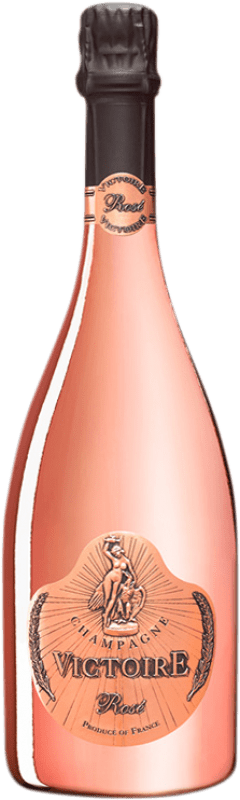 156,95 € 免费送货 | 玫瑰气泡酒 G.H. Martel Victoire Gold Rosé A.O.C. Coteaux Champenoise 香槟酒 法国 Pinot Black, Chardonnay, Pinot Meunier 瓶子 75 cl
