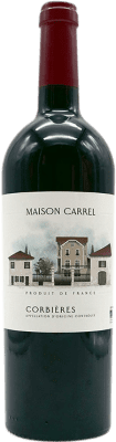 12,95 € Бесплатная доставка | Красное вино Jeff Carrel Maison Carrel A.O.C. Corbières Лангедок-Руссильон Франция Syrah, Grenache, Carignan, Cinsault бутылка 75 cl