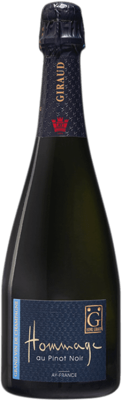 132,95 € Kostenloser Versand | Weißer Sekt Henri Giraud Hommage A.O.C. Champagne Champagner Frankreich Spätburgunder Flasche 75 cl