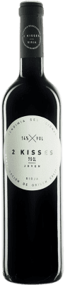 17,95 € 免费送货 | 红酒 From Galicia 2 Kisses 年轻的 D.O.Ca. Rioja 拉里奥哈 西班牙 Tempranillo, Grenache 瓶子 75 cl