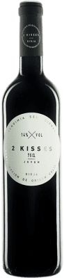 14,95 € Бесплатная доставка | Красное вино From Galicia 2 Kisses молодое D.O.Ca. Rioja Ла-Риоха Испания Tempranillo — Темпранильо, Garnacha — Гренаш 75 cl