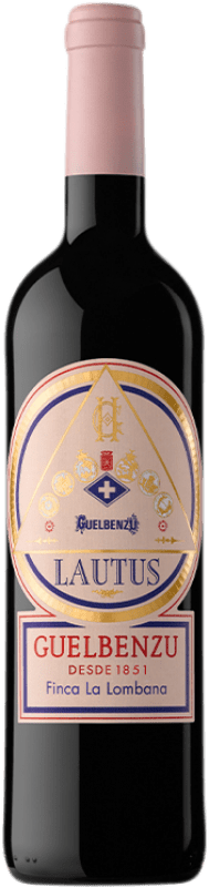 42,95 € Free Shipping | Red wine Guelbenzu Lautus I.G.P. Vino de la Tierra Ribera del Queiles Aragon Spain Tempranillo, Merlot, Cabernet Sauvignon, Graciano Bottle 75 cl