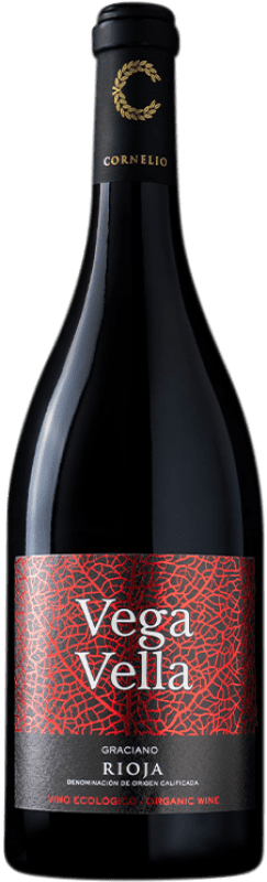 19,95 € Free Shipping | Red wine Cornelio Dinastía Vega Vella D.O.Ca. Rioja The Rioja Spain Graciano Bottle 75 cl