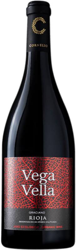 19,95 € Envoi gratuit | Vin rouge Cornelio Dinastía Vega Vella D.O.Ca. Rioja La Rioja Espagne Graciano Bouteille 75 cl