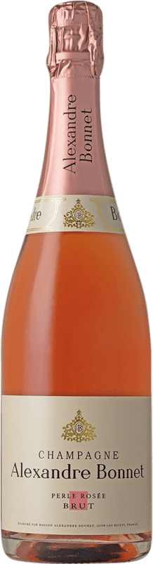 65,95 € Бесплатная доставка | Розовое игристое Alexandre Bonnet Perle Rosée A.O.C. Champagne шампанское Франция Pinot Black бутылка 75 cl