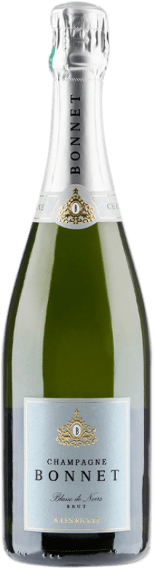 54,95 € Kostenloser Versand | Weißer Sekt Alexandre Bonnet Blanc de Noirs A.O.C. Champagne Champagner Frankreich Spätburgunder Flasche 75 cl