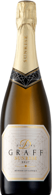 34,95 € Envío gratis | Espumoso blanco Delaire Graff Sunrise Méthode Cap Classique Brut I.G. Stellenbosch Stellenbosch Sudáfrica Cabernet Franc, Chardonnay, Chenin Blanco Botella 75 cl