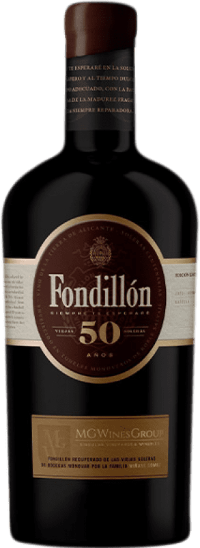 226,95 € Free Shipping | Red wine Monovar Fondillón D.O. Alicante Valencian Community Spain Monastrell 50 Years Bottle 75 cl