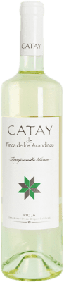 9,95 € Free Shipping | White wine Finca de Los Arandinos Catay D.O.Ca. Rioja The Rioja Spain Tempranillo White Bottle 75 cl