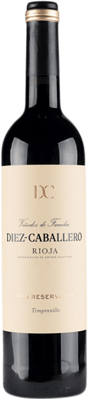 23,95 € Kostenloser Versand | Rotwein Diez-Caballero Große Reserve D.O.Ca. Rioja Baskenland Spanien Tempranillo Flasche 75 cl