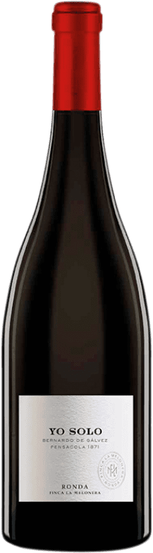 53,95 € Бесплатная доставка | Красное вино Finca La Melonera Yo Solo D.O. Sierras de Málaga Андалусия Испания бутылка 75 cl