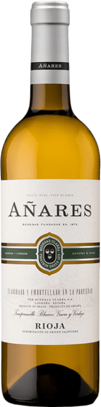 6,95 € Free Shipping | White Wine Olarra Añares D.O.Ca. Rioja The Rioja Spain Tempranillo, Viura, Verdejo Bottle 75 cl
