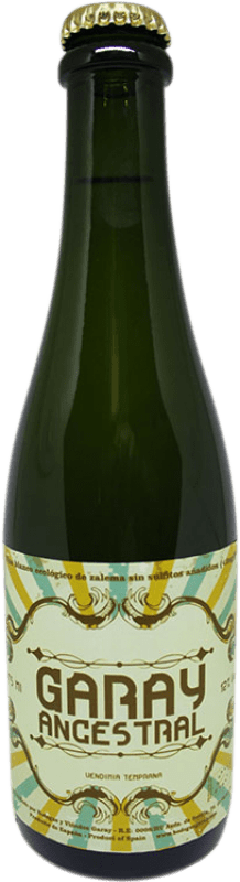 11,95 € Envoi gratuit | Vin Mousseux Blanc Del Garay Ancestral Espagne Zalema Eco — Biologique Demi-Bouteille 37 cl