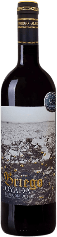 63,95 € 免费送货 | 红酒 Briego Oyada D.O. Ribera del Duero 卡斯蒂利亚莱昂 西班牙 Tempranillo 瓶子 75 cl