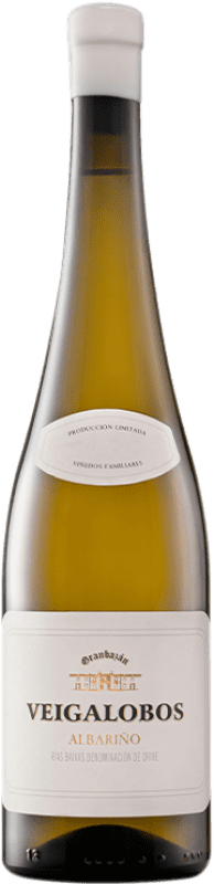 47,95 € Envio grátis | Vinho Branco Agro de Bazán Granbazán Veigalobos D.O. Rías Baixas Galiza Espanha Albariño — Albarinho Garrafa 75 cl