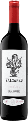 11,95 € 免费送货 | 红酒 Rodríguez & Sanzo Valsanzo 岁 D.O. Ribera del Duero 卡斯蒂利亚莱昂 西班牙 Tempranillo 瓶子 75 cl