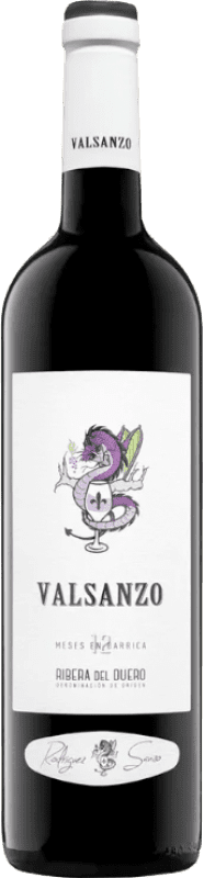 12,95 € Бесплатная доставка | Красное вино Rodríguez & Sanzo Valsanzo старения D.O. Ribera del Duero Кастилия-Леон Испания Tempranillo бутылка 75 cl