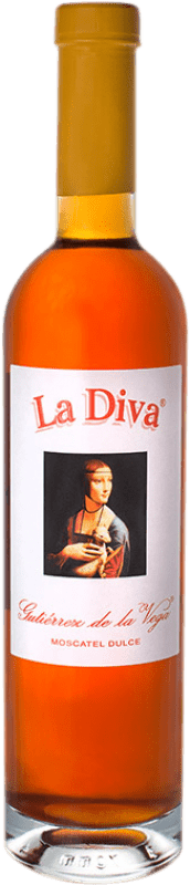 28,95 € 免费送货 | 甜酒 Gutiérrez de la Vega La Diva 西班牙 Muscat 半瓶 37 cl