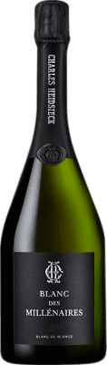 262,95 € 免费送货 | 白起泡酒 Charles Heidsieck Blanc des Millénaires A.O.C. Champagne 香槟酒 法国 Chardonnay 瓶子 75 cl