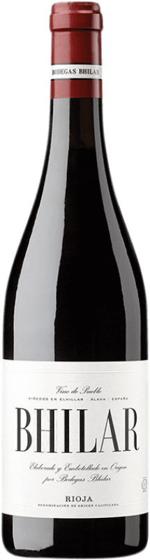 17,95 € Бесплатная доставка | Красное вино Bhilar Crianza — Крианса D.O.Ca. Rioja Страна Басков Испания Tempranillo — Темпранильо, Garnacha — Гренаш, Viura — Виура Eco — Эко Био Органический Бутылка 75 cl