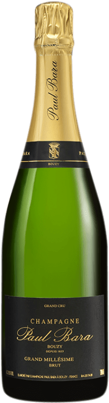 103,95 € Kostenloser Versand | Weißer Sekt Paul Bara Millésimé A.O.C. Champagne Champagner Frankreich Spätburgunder, Chardonnay Flasche 75 cl