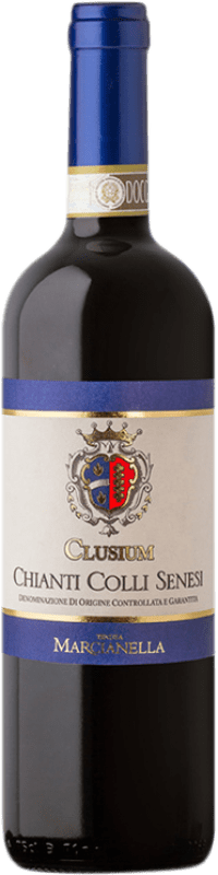 16,95 € Envío gratis | Vino tinto Bindi Sergardi Marcianella Clusium D.O.C.G. Chianti Toscana Italia Sangiovese Botella 75 cl