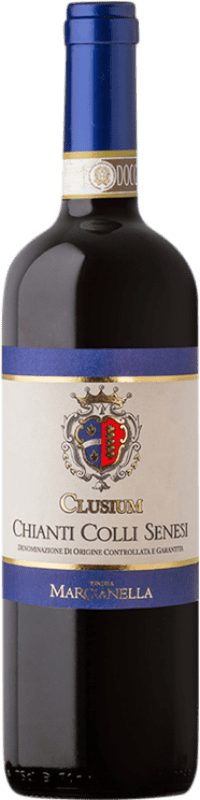 11,95 € Spedizione Gratuita | Vino rosso Bindi Sergardi Marcianella Clusium D.O.C.G. Chianti Toscana Italia Sangiovese Bottiglia 75 cl