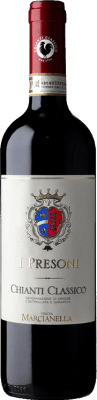 16,95 € 免费送货 | 红酒 Bindi Sergardi Marcianella I Presoni D.O.C.G. Chianti Classico 托斯卡纳 意大利 Sangiovese 瓶子 75 cl