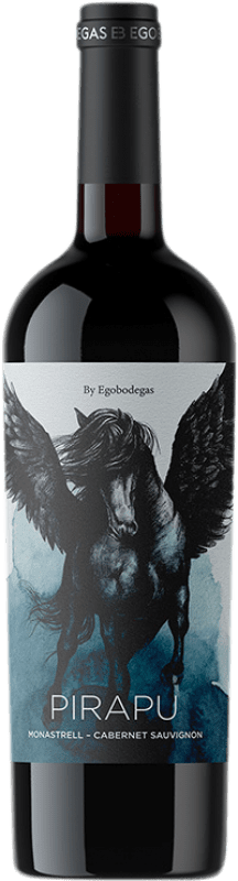 13,95 € Kostenloser Versand | Rotwein Ego Pirapu D.O. Jumilla Region von Murcia Spanien Cabernet Sauvignon, Monastrell Flasche 75 cl