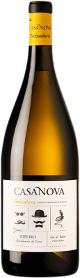 15,95 € Envio grátis | Vinho branco Pazo Casanova D.O. Ribeiro Galiza Espanha Treixadura Garrafa 75 cl