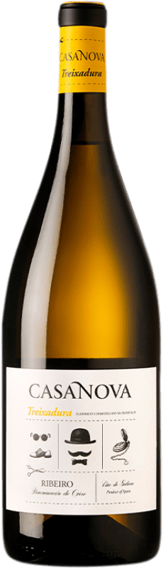 15,95 € Envoi gratuit | Vin blanc Pazo Casanova D.O. Ribeiro Galice Espagne Treixadura Bouteille 75 cl