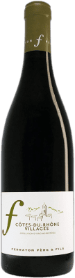 17,95 € Бесплатная доставка | Красное вино Ferraton Père Signature Bio A.O.C. Côtes du Rhône Villages Рона Франция Syrah, Grenache бутылка 75 cl