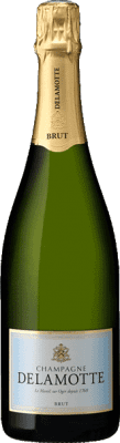 57,95 € 送料無料 | 白スパークリングワイン Delamotte Brut A.O.C. Champagne シャンパン フランス Pinot Black, Chardonnay, Pinot Meunier ボトル 75 cl