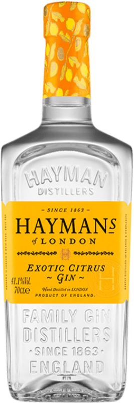 38,95 € Envio grátis | Gin Gin Hayman's Hayman's Exotic Citrus Reino Unido Garrafa 70 cl