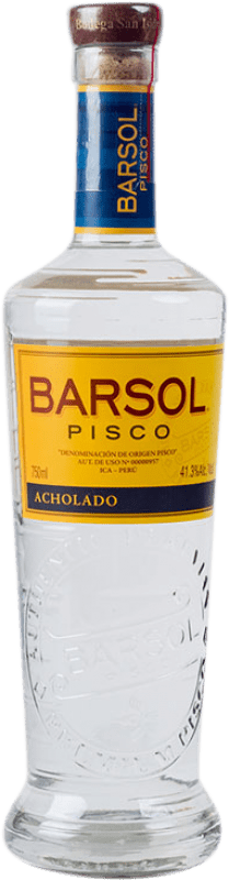 29,95 € Spedizione Gratuita | Pisco San Isidro Barsol Acholado Perù Bottiglia 70 cl