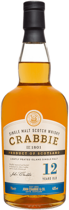 37,95 € Envoi gratuit | Whisky Single Malt Crabbie Yardhead Ecosse Royaume-Uni 12 Ans Bouteille 70 cl