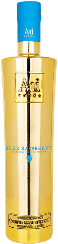 44,95 € Envio grátis | Vodca Au Blue Raspberry Reino Unido Garrafa 70 cl