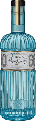31,95 € Kostenloser Versand | Gin Haswell & Hastings 1066 London Distilled Dry Gin Großbritannien Flasche 70 cl