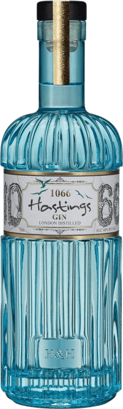 49,95 € Kostenloser Versand | Gin Haswell & Hastings 1066 London Distilled Dry Gin Großbritannien Flasche 70 cl