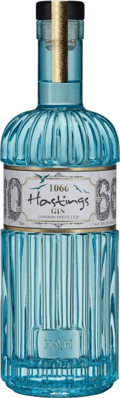 31,95 € 免费送货 | 金酒 Haswell & Hastings 1066 London Distilled Dry Gin 英国 瓶子 70 cl