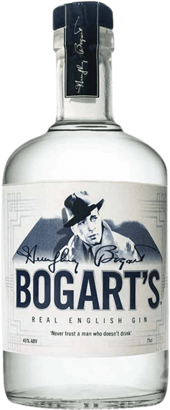 34,95 € Free Shipping | Gin Bogart's Gin Real English United States Bottle 70 cl