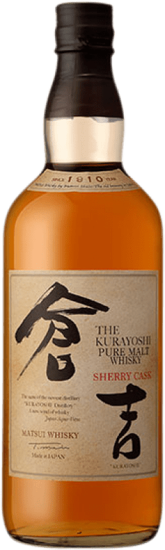 101,95 € 免费送货 | 威士忌单一麦芽威士忌 The Kurayoshi Sherry Cask 日本 瓶子 70 cl