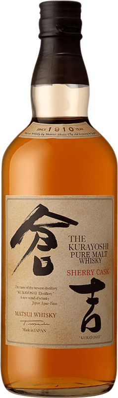 133,95 € 免费送货 | 威士忌单一麦芽威士忌 The Kurayoshi Sherry Cask 日本 瓶子 70 cl