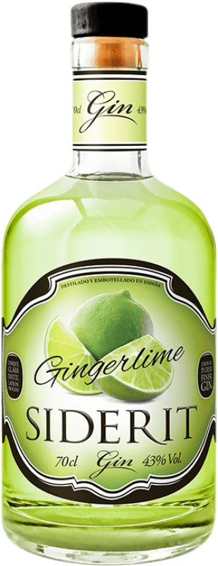 33,95 € Free Shipping | Gin Siderit Gin Gingerlime Spain Bottle 70 cl