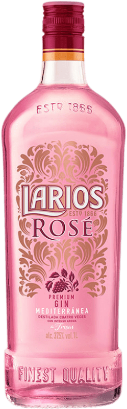 29,95 € Envio grátis | Gin Larios Rosé Espanha Garrafa 1 L