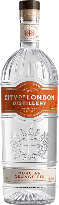 24,95 € Kostenloser Versand | Genever Gin City of London Murcian Großbritannien 70 cl Orange